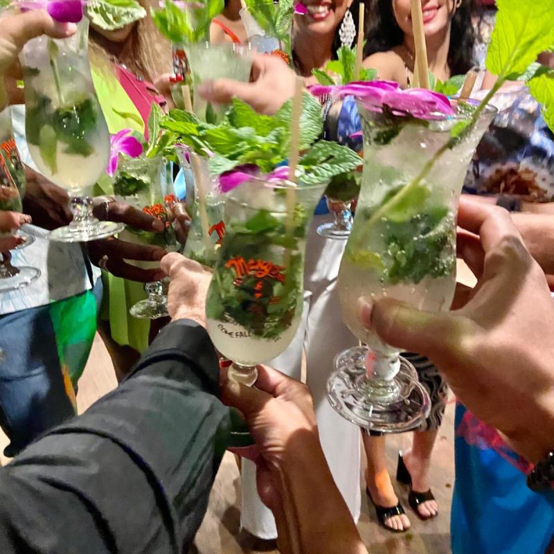 a group of people wearing costumes