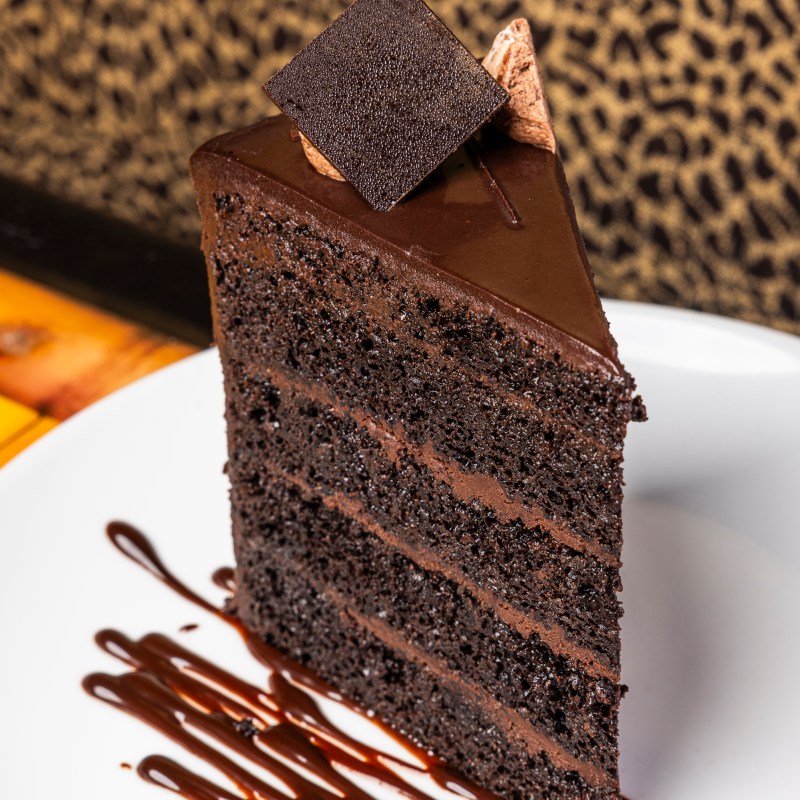 Chocolate Cake. Celebrate your birthday with Salsa Mia at Mango's Tropical Cafe in South Beach Miami