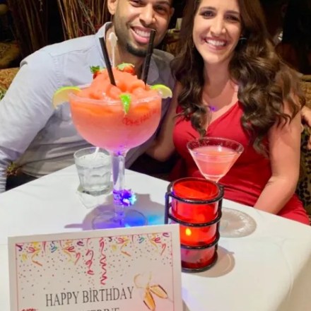 Birthday celebration with cocktails at Salsa Mia Miami Beach nightlife experience.